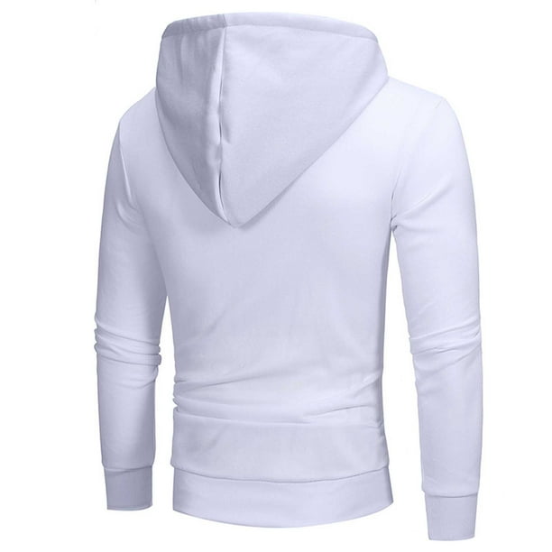 Hoodie white clearance men