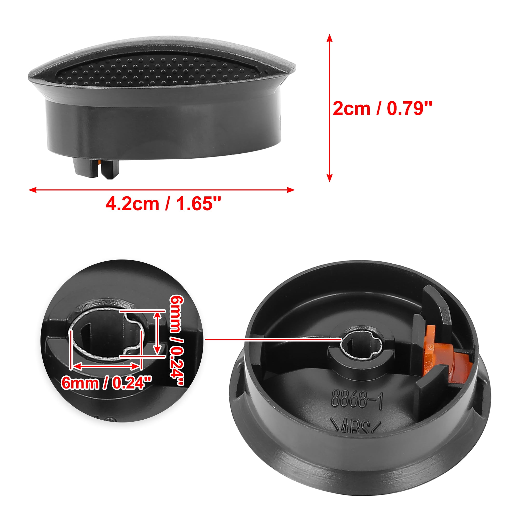Unique Bargains Car Air Conditioner Climate Control Switch Knobs for Toyota Tacoma 3Pcs