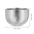 thumbnail image 2 of Miangastore Tasse de Rasage Pratique Bol en Acier Inoxydable pour Usage Domestique 1 Ensemble Fournitures de Rasage, 2 of 8