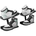 thumbnail image 1 of Parent2 PC Floating Shoe Display Shelf, Metal Levitating Sneaker Organizer,Wall Mount Shor Rack, Sturdy Floating Shoe Holder for Sneaker Collector Advertising Exhibition Shoe Store Black, 1 of 6