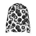thumbnail image 2 of Picia Hand Drawn Tomatoes Women's Men's UPF 50+ Sun Protection Hoodie Shirt Long Sleeve SPF Fishing Outdoor UV Hiking Lightweight Shirts-, 2 of 9