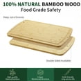 thumbnail image 3 of Premium Natural Bamboo Cutting Board - Large 30"x20" (76x51x2Cm) with Deep Juice Groove, Reversible Serving Tray & Heavy Duty Design, Non Toxic Wooden Chopping Board for Meat, Veggies & Charcuterie, 3 of 7