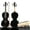 Black-3/4, variant on Canddidliike 1/4 Acoustic Violin Beginner Kits with Lightweight Case, Brazilwood Bow and Rosin - Natural