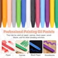 thumbnail image 4 of Uxcell 25 Pack Oil Pastels Set,  Soft Oil Colored Drawing Pastels Chalk Vibrant Color for Artists Art Supplies for Beginners Teachers, Purple, 4 of 6