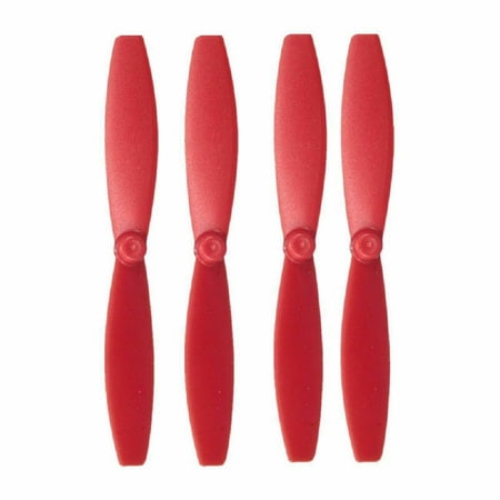 65MM Blade Propeller Drone Accessories for Parrot Minidrones 3 for Mambo Swing RC Quadcopter 2 Pair, Red