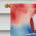 thumbnail image 3 of Labrador Retriever Patriotic American House Flag, 3 of 7