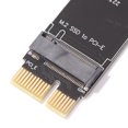 thumbnail image 3 of Tarjeta Adaptadora Adaptador PCIE a M2 NVMe SSD M.2 PCIE X1 PM Clave Conectores de lector de disco duro, 3 of 5