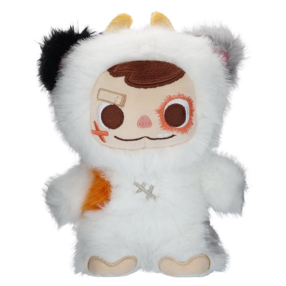 Bratty M Tuffy Collectible Plush Toy, White, 8"