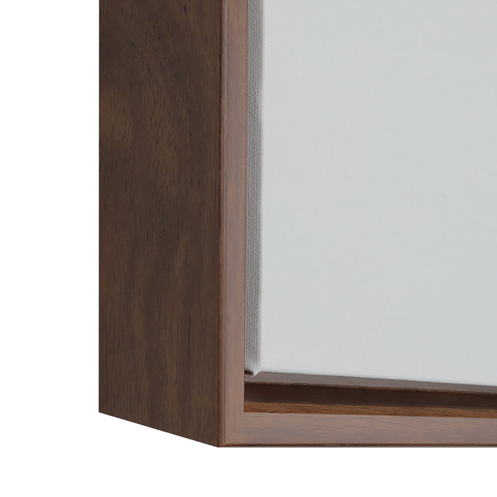 2-1/8 Deep Polystyrene 12x20 Walnut Floater Picture Frame for 0.75 1.5 1.75 Stretched Canvas by WholesaleArtsFrames-com Floating Frame Made In USA