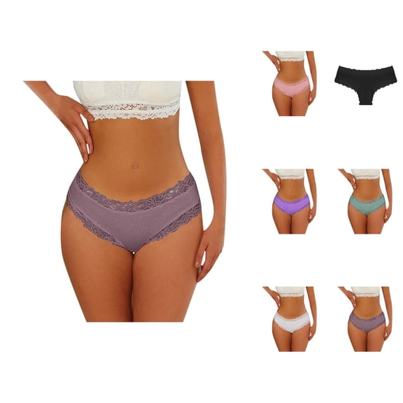 Underwear Women's Underpants Women Brazilian Briefs Lace Briefs Soft Hipster Sexy Panties Underwear Women Underwear Soft Underwear Multipack S XL