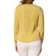 thumbnail image 3 of Blusa de manga larga con volantes INSPIRE CHIC para mujeres, Día de San Valentín, XL, color amarillo limón con puntos, 3 of 6