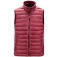 thumbnail image 3 of Aufmer Winter Mens Hooded Puffer Vest Lightweight Big and Tall Classic Zipper Outwear Jacket Cotton Waistcoat Warm Vest, 3 of 4