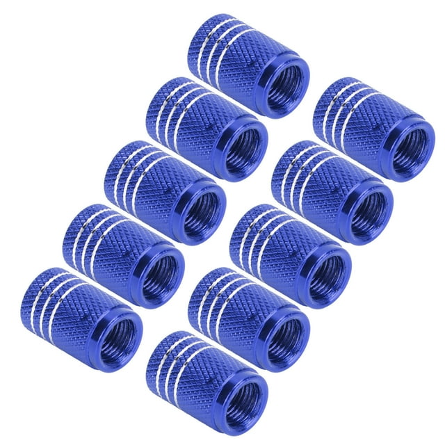 Wheel Valve Covers, Tire Stem Valve Universal Skull Pattern Zinc Alloy For SUVs Bikes Trucks Motorcycles Blue