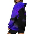 thumbnail image 3 of UPPADA Womens Graphic Hoodies Spring Fall Casual Long Sleeve Hooded Sweatshirts Trendy Loose Fit Pullover Tops Women Hoodie Graphic Blue,S, 3 of 7