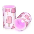 thumbnail image 7 of Yayeee Flameless Candles with Remote Flickering Battery Operated Multi Color Changing, Pink Ice Cream, 7 of 7