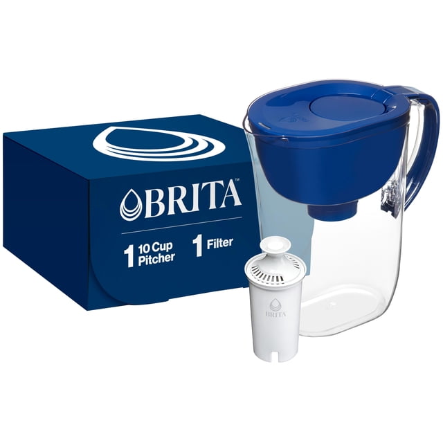 Jarra con filtro de agua Brita Large, 2 meses, 2,4 L, Mazarine Blue
