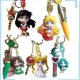 thumbnail image 2 of Bandai genuino Anime japonés Sailor Moon figuras de Anime Tsukino Usagi Mizuno Ami modelo de estilo diferente llavero mochila colgante xuanjing  unisex, 2 of 2