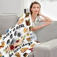 thumbnail image 3 of Kuscheln Dog Blanket Gifts for Girls Women, Dogs Blankets Gifts for Dog Lovers, Dogs Birthday Gifts Decor Throw Blanket, 3 of 7
