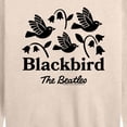 thumbnail image 3 of The Beatles - Blackbird Women's Lightweight French Terry Wide Neck Long Sleeve Graphic Shirt, 3 of 6