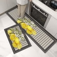 thumbnail image 2 of Lemon Kitchen Rug Lemon Kitchen Mat Lemon Rug Lemon Rugs for Kitchen Rug Kitchen Rustic Rugs Decorations Non-Slip Floor Mat Doormat Runner Rug for Kitchen, Laundry, Living Room, Front Door, 2 of 6