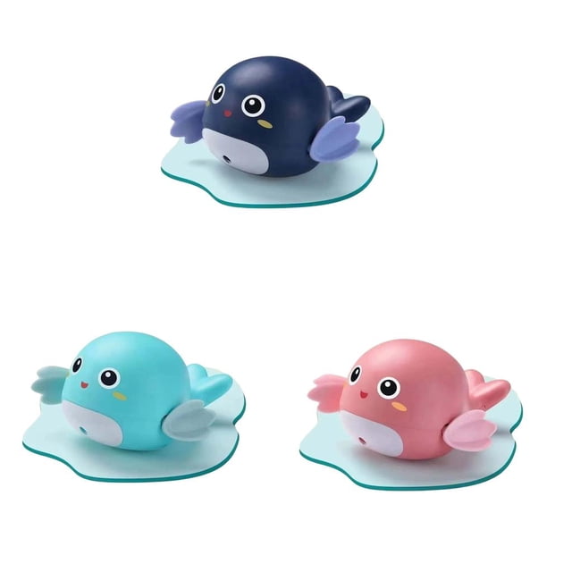 3 piezas de juguetes de para , de agua, juguetes flotantes para bañera de ballena Baoblaze juguetes de baño de ballenas nadadoras