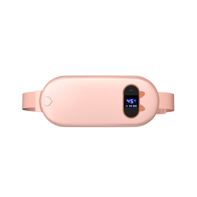Portable Heating Pad,Electric Waist Belt Device,Fast Heating Pad with 3 Heat Mode and 3 Massage Modes,Back Or Belly Heating Pad for Women and Girl