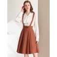 thumbnail image 3 of INSPIRE CHIC Vestido General De Cintura Elástica Con Tirantes Y Tirantes Para Mujer marrón XL, 3 of 6