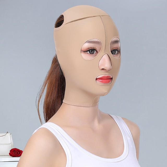 Sangle de Levage de Visage en V Réglable Respirante pour Tout le Visage, Amincissante pour les Joues et le Menton, Ceinture de Serrage pour le Visage, Outil de Modelage du Visage pour Femmes