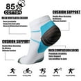 thumbnail image 5 of OLENNZ Compression Running Socks For Men & Women 7 Pack L-XL Athletic,Travel& Medical, 5 of 7