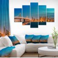 thumbnail image 1 of Skyline de San Francisco la Nuit - Grande Impression sur Toile, 1 of 3