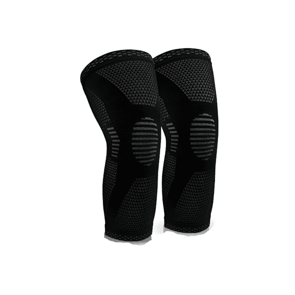 Rodillera Elástica Deportiva De Compresión Para Gimnasios Talla G Malubero Negro