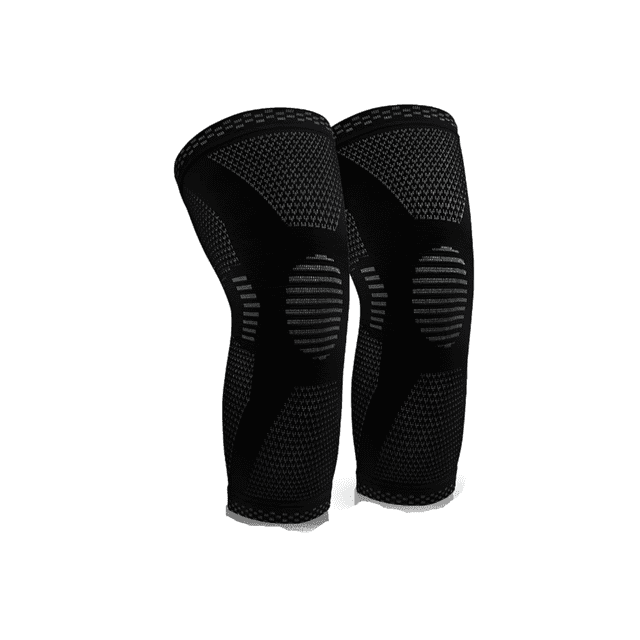Rodillera Elástica Deportiva De Compresión Para Gimnasios Talla G Malubero Negro