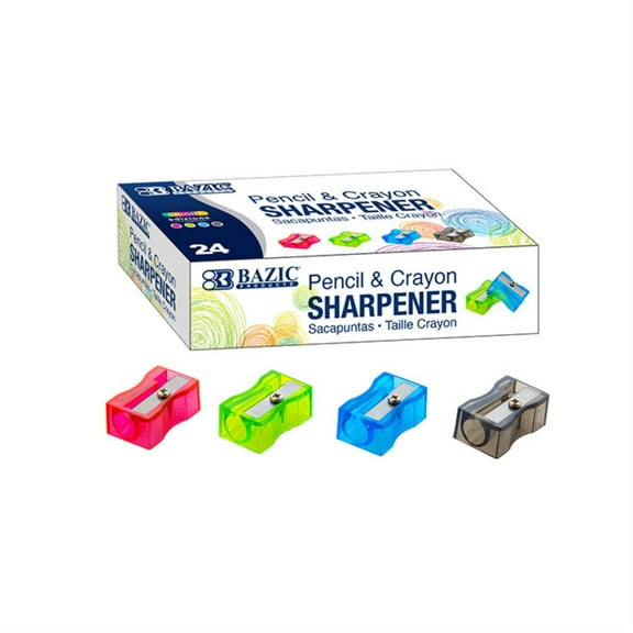 BAZIC Fun Shaped Pencil Sharpener (12/Pack) /Case Qty - 144