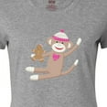 thumbnail image 4 of Inktastic Sock Monkey Gingerbread Women's T-Shirt, 4 of 5