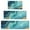 Blue Marble Gold, variant on Teal Marble Gold Wave Pattern Kitchen Rugs Sets Of 3,Kitchen Runner Rugs Non Skid Washable,Decorative Kitchen Floor Mats for Kitchen,Sink,Laundry,17"x30"+ 17"x47" + 17"x59"