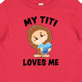 thumbnail image 4 of Inktastic Cute Bigfoot My Titi Loves Me Boys Baby T-Shirt, 4 of 5