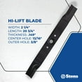 thumbnail image 5 of Stens 325-005 Honda 72511-VA2-690 Hi-Lift Blade, 5 of 7