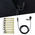 thumbnail image 2 of Lefu Portable 1.5M Mic Microphone Hands-free Microphone Speaker For Shure For Sony Wireless Multimedia Player Headworn Microphone New, 2 of 5