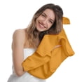 thumbnail image 2 of Pure Cotton Towel,Classic Bath Towels Set of 1,Cotton Soft Bath Towels,39.4''X19.7'' Highly Absorbent and Quick Dry,Multi-purpose Plush Shower Towels,Towels for Home,Hotel,Bathroom(Yellow), 2 of 9