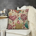 thumbnail image 2 of YINGXI  Throw Pillow Covers Pink Party Yummy Colorful Sweet Lollipop Candy Cane with Hearts Yellow Red Christmas Decorative Pillow Case Home Decor Pillowcase 20x20in, 2 of 5