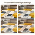 thumbnail image 7 of ODIKA 3'x5' Ultra-Soft Throw Mat, Personalized Photo Abstract Block Layout Rectangular Diatomaceous None Washable, Bare feet friendly, Easy Care Indoor rug for Bedside, Vanity, 7 of 7