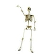 thumbnail image 4 of Estatua de esqueleto de Halloween con cuerpo completo y articulaciones móviles. Escultura de cráneo. Adorno PP 40 centímetros, 4 of 9