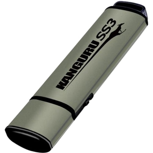 Kanguru SS3 USB3.0 Flash Drive with Physical Write Protect Switch, 64G