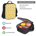 thumbnail image 5 of Pofeuu Cheese Print Backpack Travel Backpacks With Lunch Bag Pencil Bag Set 3 pcs Set Cartoon Backpack, 5 of 7