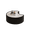 Black + MDF + Modern+2, variant on ENTU Round Sintered Stone Coffee Table with Irregular Shape and  Leather Base BLAK