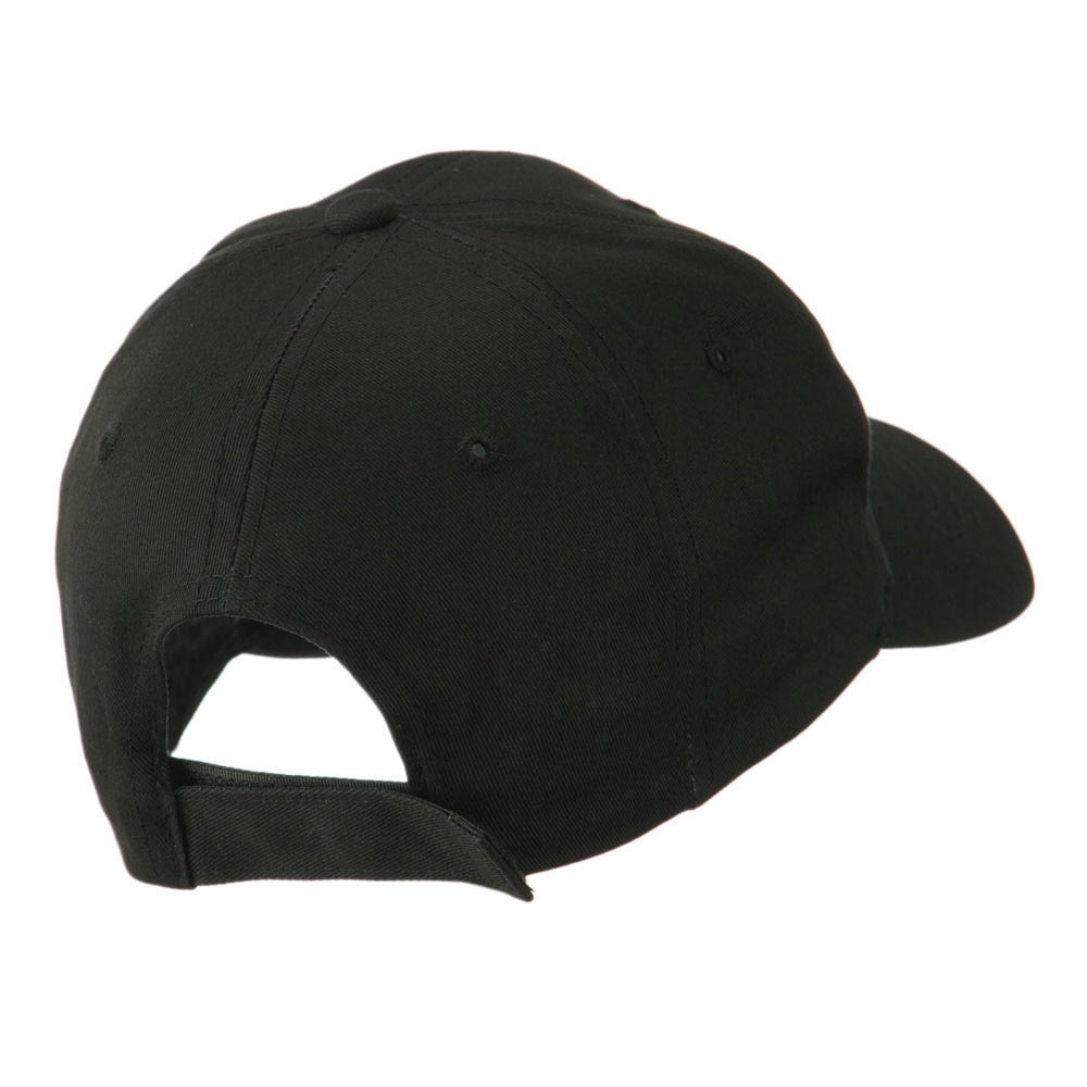 USA State Flower Texas Bluebonnet Embroidered Cap - Black OSFM