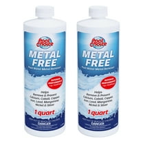 Pool Choice Metal Free Pool Water Metal Remover, 1-Quart, 2-Pack