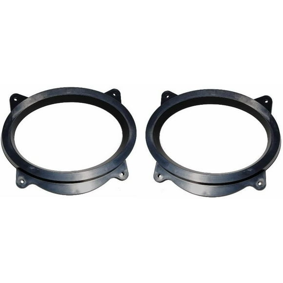 6x9" Aftermarket Front Door Speaker Adapter Compatible with Lexus (GX, LS, RX) Compatible with Toyota (4Runner, Avalon, Camry, FJ Cruiser, Land Cruiser, Prius, Sequoia, Solara, Tacoma, Tundra, Venza)