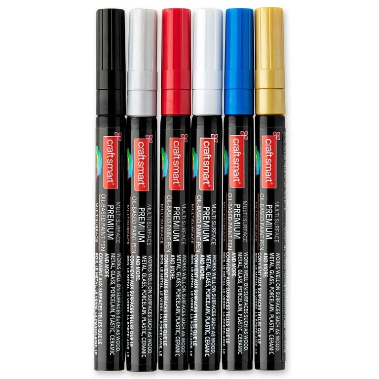 Premium Fine Tip Oil-Based Paint Pens by Craft Smart® 