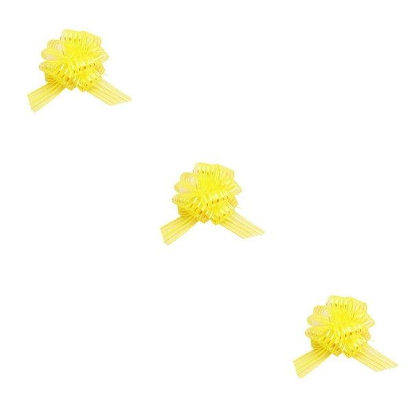 Cinta de lazo Bearachild para envolver regalos decoración de boda Multicolor Amarillo